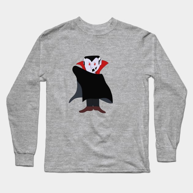 Cute Vampire Halloween Costume Long Sleeve T-Shirt by DiegoCarvalho